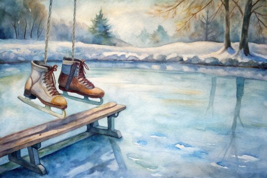 Whimsical twilight overleaf: bare trees silhouetted against a breathtaking colorful sky