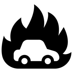 Accident icon vector illustration graphic design