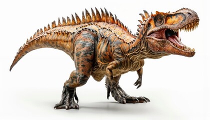 Obraz premium Spinosaurus dinosaur isolated on all-white background