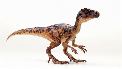 Obraz premium Utahraptor dinosaur isolated on all-white background