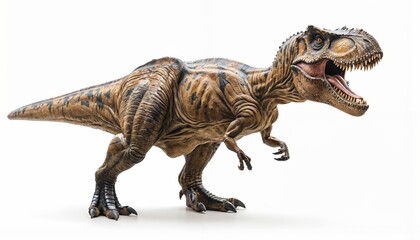 Obraz premium Tyrannosaurus Rex dinosaur isolated on all-white background