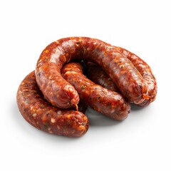 Medium shot of Bacils, isolated on a white background, bright and vivid tonality 