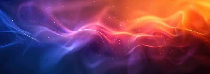 Obraz premium Abstract Swirling Hues with Glittering Dust