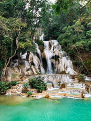 Kuang Si waterfall in Laos