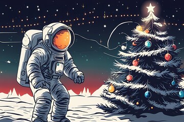Galactic Greetings Holiday in Space