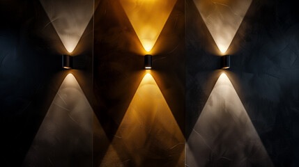 Wall Lights Casting Shadows