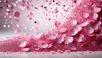 Obraz premium Luxury Background in Silver, Gold and Pink with Glitter, Sparkles and Stars