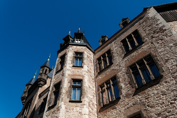Obraz premium Wernigerode Castle , Germany. Wernigerode Castle in the Harz mountains, Germany