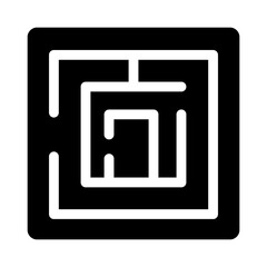 Maze icon vector illustration graphic design