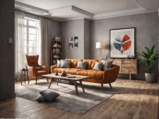 Fototapeta premium Ultracalistic design, the world of furniture is rich in creativity and innovation, and sometimes designers create amazing things. Furniture as art