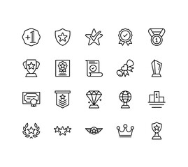 Awwards and Rewards Premium Icon Pack