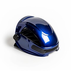 Fototapeta premium Medium shot of Welding mask, isolated on a white background, bright and vivid tonality, 