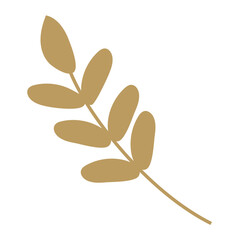 Isolated leaf icon Foliage Vector