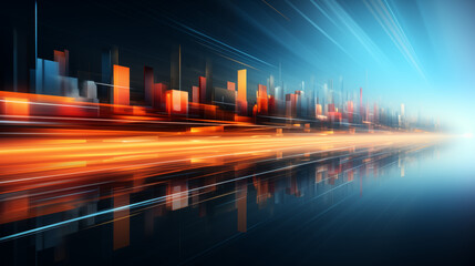 Abstract Modern Business