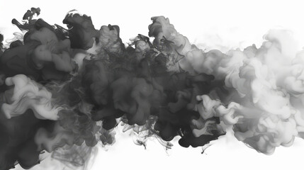 black and white smoke