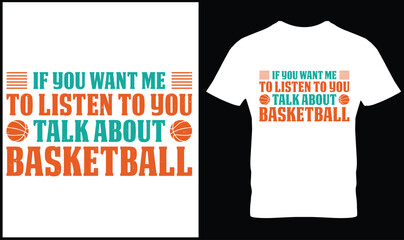 Fototapeta premium Basketball t-shirt design vector graphic. 