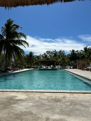 swimming pool in hotel