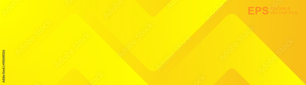 Poster geometric yellow shape overlap layers abstract background