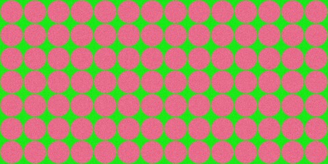 Intricate Grainy Pattern of Gradient Spheres Against a Dark Background with Geometric Shapes and Noise Detailing