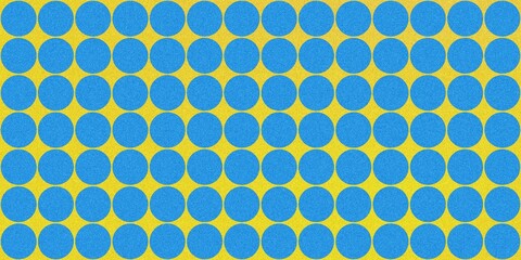 Grainy Abstract Pattern of Blue-Hued Spheres with Gradient on a Dark Background Featuring Geometric Shapes and Noise Texture