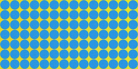 Grainy Abstract Pattern of Blue-Hued Spheres with Gradient on a Dark Background Featuring Geometric Shapes and Noise Texture