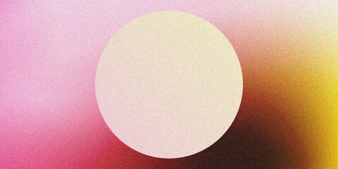 Grainy Abstract Sphere with Gradient on Dark Background Featuring Geometric Shapes and Textured Noise Effect