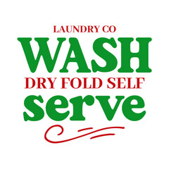 Laundry co wash dry fold self serve SVG