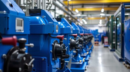 Generator production at the factory