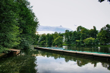 lake in the park