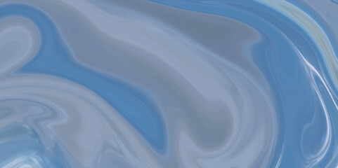 Abstract blue  background marble liquid paint wave . graphic color decorative  beautiful smooth material .