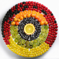 Fruit Archery Target board Plate