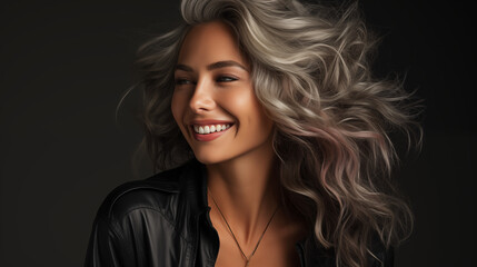 woman, hair, beauty, face, fashion, model, smile, eyes, studio, glamour, smiling