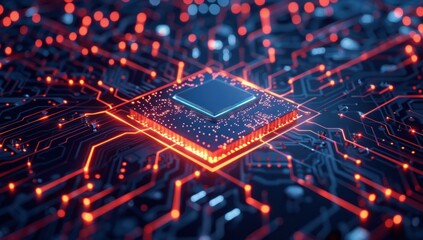 Circuit Board with CPU