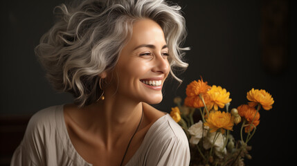 woman, beauty, face, smile, person, hair, people