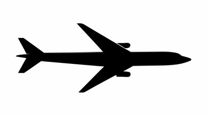 Minimalist Plane Icon Vector Design Template