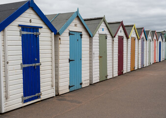 beach huts at the beach