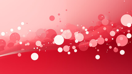 Pink Dots Circles Balls on Red Background, Abstract Image, Texture, Pattern, Wallpaper, Cover and Screen of Smartphone, Cell Phone, Computer, Laptop, 9:16 and 16:9 Format