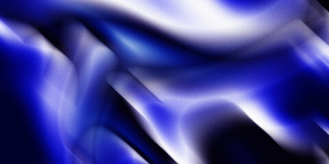 Abstract Noisy Blue Colored Grainy Gradient Background Motion Blur Trendy Grain Backgrounds For Banner, Poster, Wallpaper, Backdrop, 
