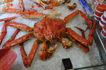 King Crab, Close up