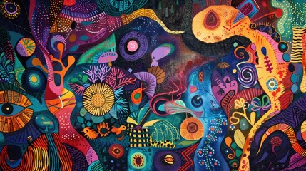 Vibrant Language as Backdrop