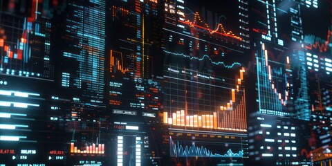 Digital Data Wall: Business Analytics and Stock Market Data