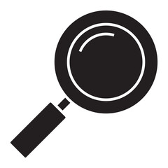 magnifying glass icon.
