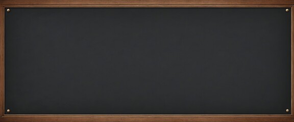 A banner with a vintage chalkboard effect, featuring a central clean rectangle with a subtle drop shadow for easy readability of text. Multiple variations available