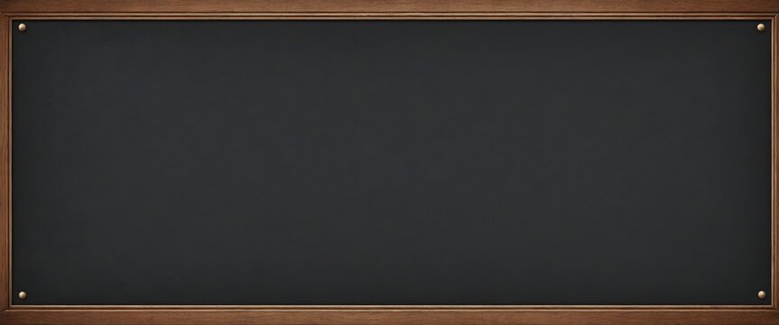 A banner with a vintage chalkboard effect, featuring a central clean rectangle with a subtle drop shadow for easy readability of text. Multiple variations available