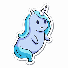  ghostly unicorn with a translucent body 