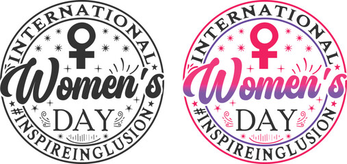 Obraz premium International Women’s Day Svg Design