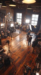 Behind the Scenes: A Film Set in a Loft Studio