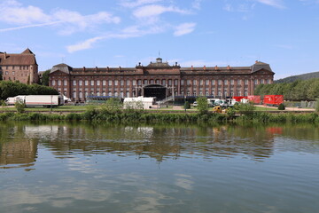 Le château des Rohan, vue de l'extérieur, ville de Saverne, département du Bas Rhin, France