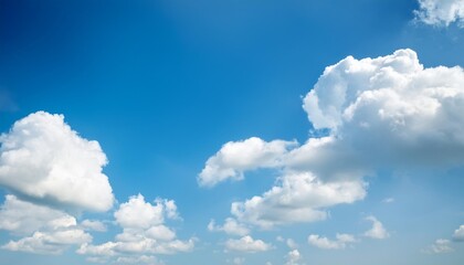 beautyful blue sky with white clouds vertical background