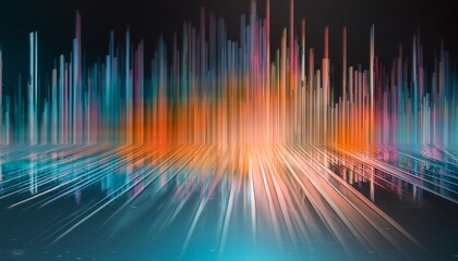 color noise overlay glitch texture distressed matrix blue orange white pink gradient digital distortion defect on dark black abstract background